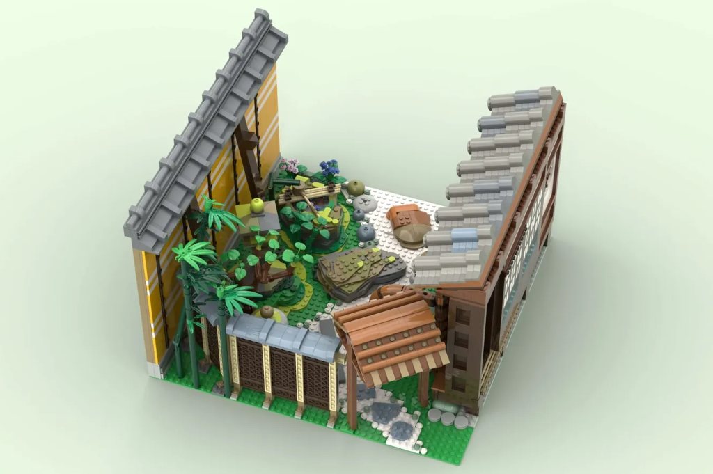 LEGO Ideas japanese courtyard garden 2 1024x681