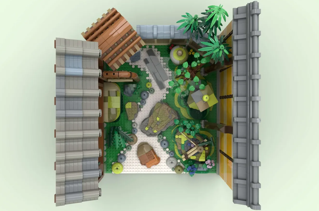 LEGO Ideas japanese courtyard garden 3 1024x677