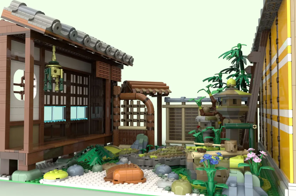 LEGO Ideas japanese courtyard garden 4