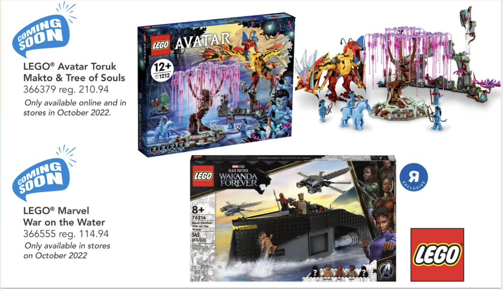 LEGO Marvel 76214 Black Panther War on the Water Toys R Us Canada flyer