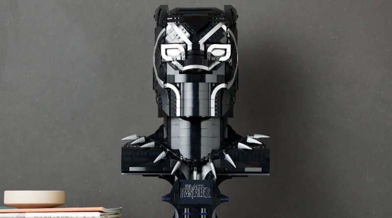 LEGO Marvel 76215 შავი პანტერის ბიუსტი გამორჩეულია