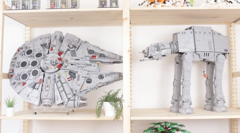 LEGO Star Wars 75192 Millennium Falcon 75313 AT AT in dotazione