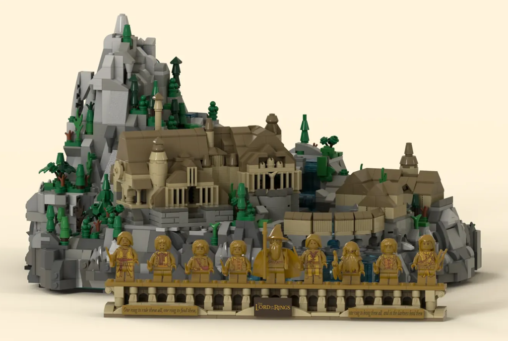 LEGO The Lord of the Rings rivendell ideas