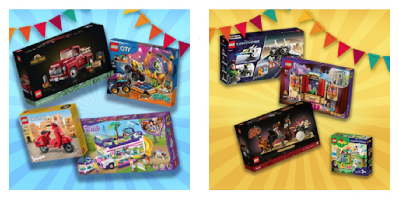LEGO VIP Rewards Centre special themed prize bundles
