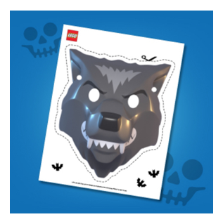 LEGO VIP reward Wolf Guy Halloween Mask