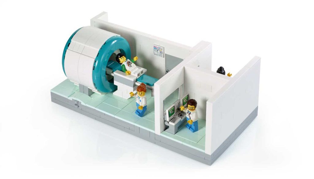 MRI LEGO Scanner image3 White