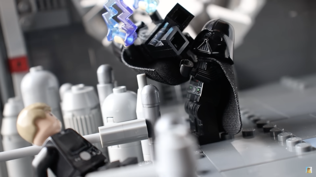HACHIROKU24 LEGO Star Wars Death Star Throne Room Diorama Build 1