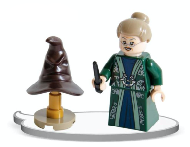 LEGO Harry Potter The Sorting Ceremony minifigure and accessories