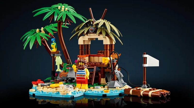 LEGO Ideas 40566 Ray the Castaway black background featured