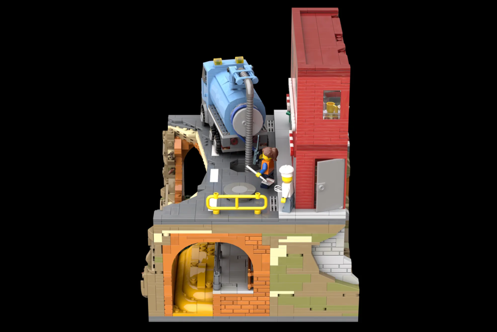 LEGO Ideas Sewer Heroes Fighting the Fatberg 6