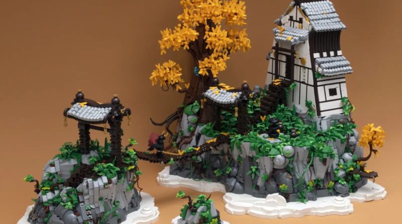 LEGO Ideas clifftop temple header image