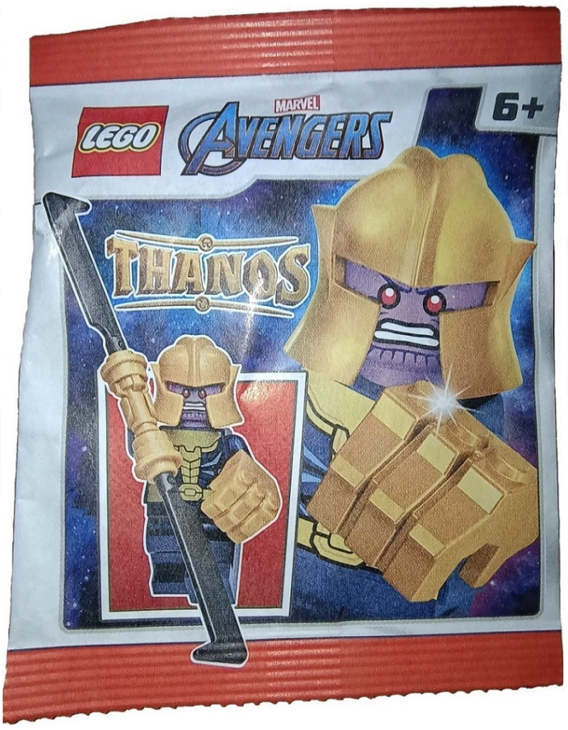 LEGO Marvel Superhero Legends magazine Thanos minifigure free gift