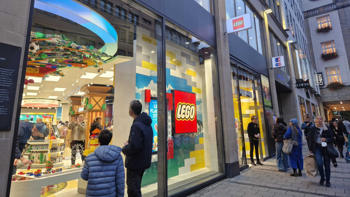 Inside LEGO Store Munich Zentrum, now the biggest in Germany