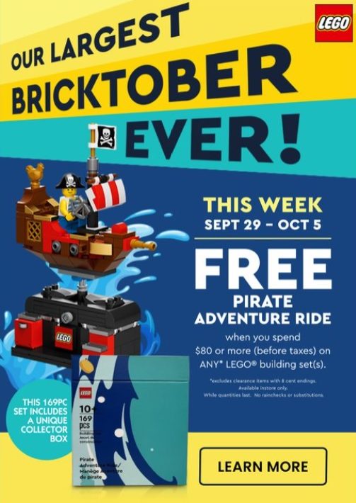 ToysRUs Canada LEGO Bricktober 2022 Pirate Ship Adventure Ride Week 1 Promo Gift Offer 503x710 1