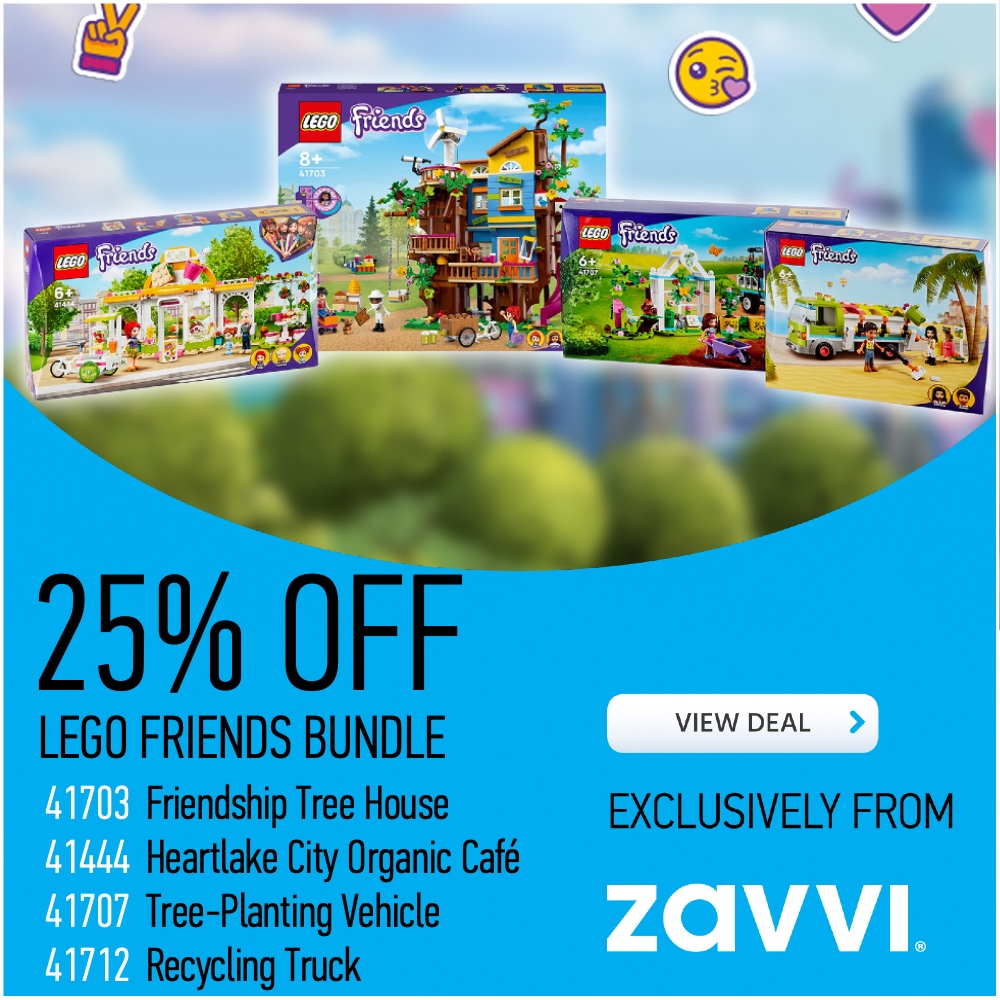 Zavvi LEGO Friends bundle deal card 25