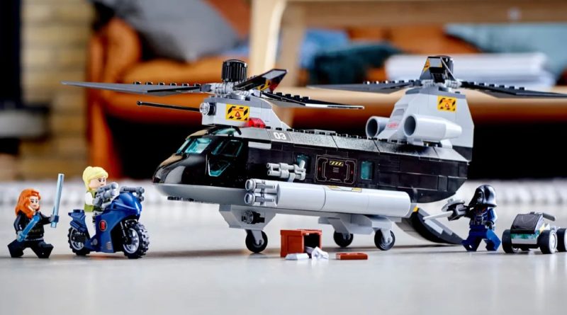 lego marvel 76162 Black Widows Helicopter chase featured