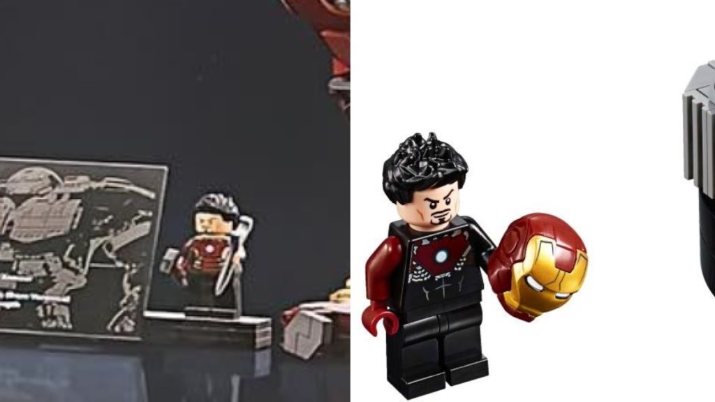 lego marvel Tony Stark comparison