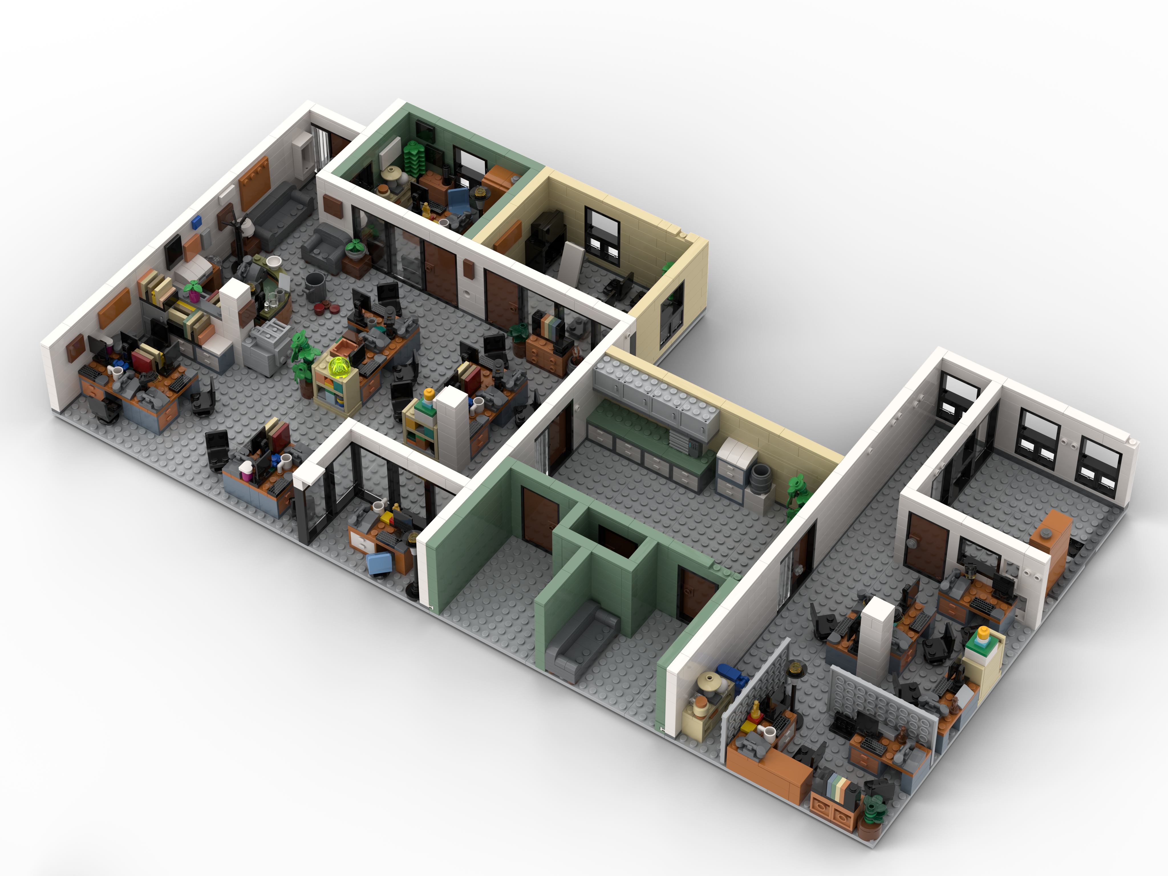 There's potential for a LEGO Ideas 21336 The Office expansion set