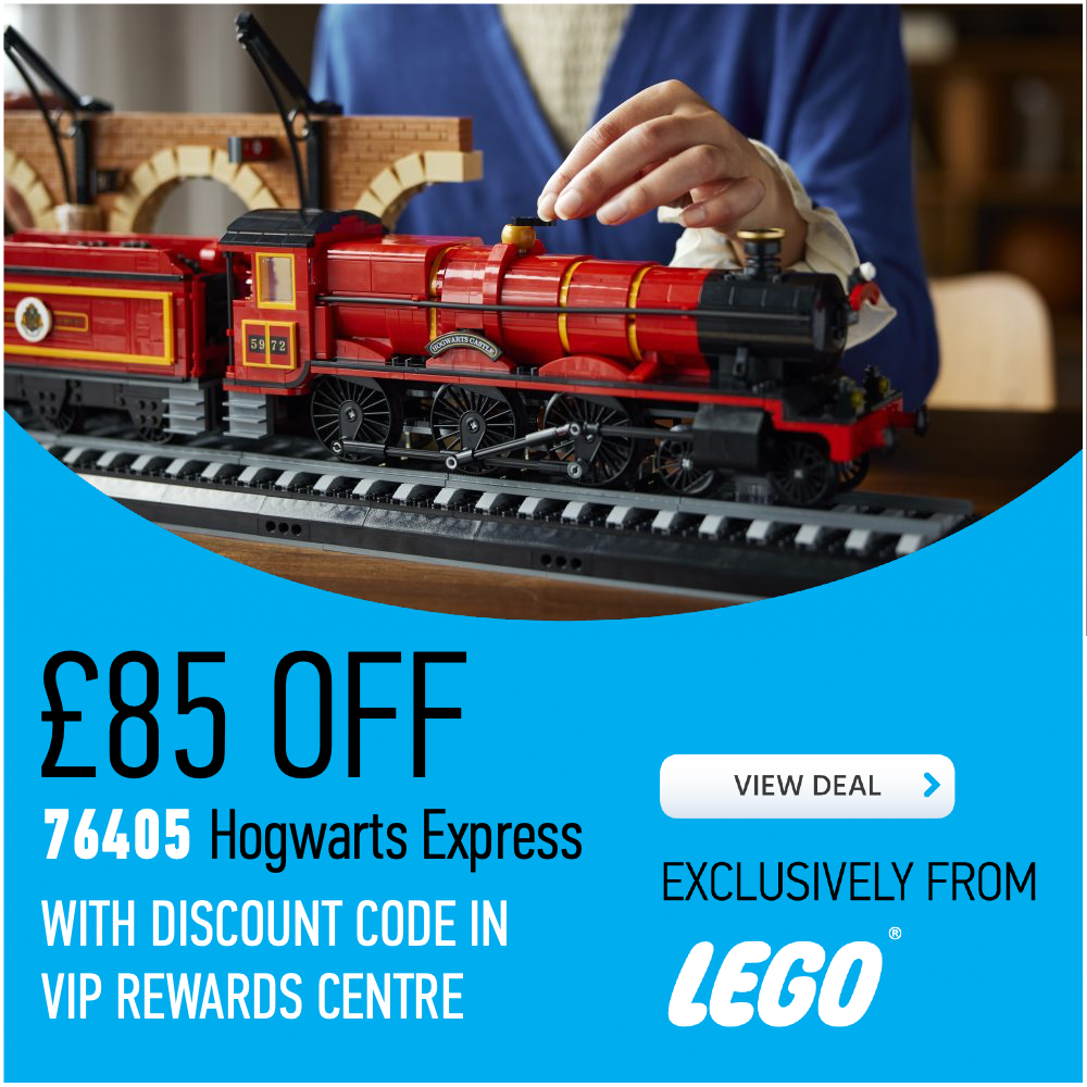 76405 Hogwarts Express LEGO VIP Weekend 85 off LEGO deal card2