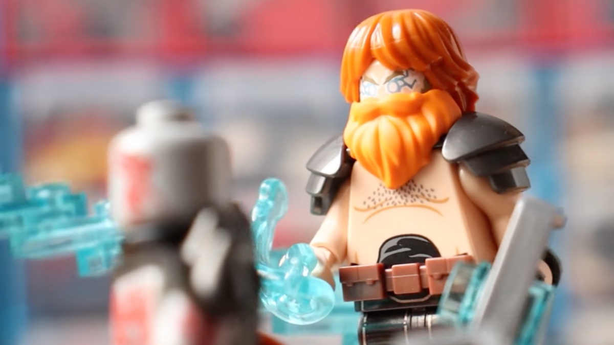 Epic LEGO God of War Ragnarök pits against