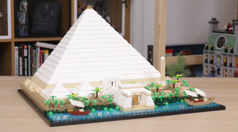 LEGO Architecture 21058 Revisión de la Gran Pirámide de Giza Título de la función de reconstrucción
