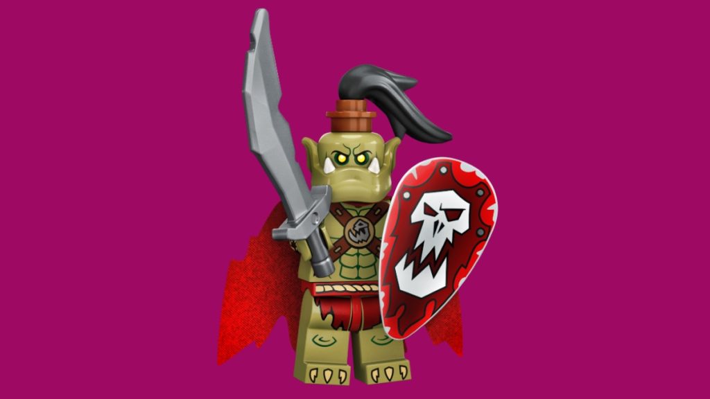LEGO Collectible Minifigures 71037 Series 24 Orc background