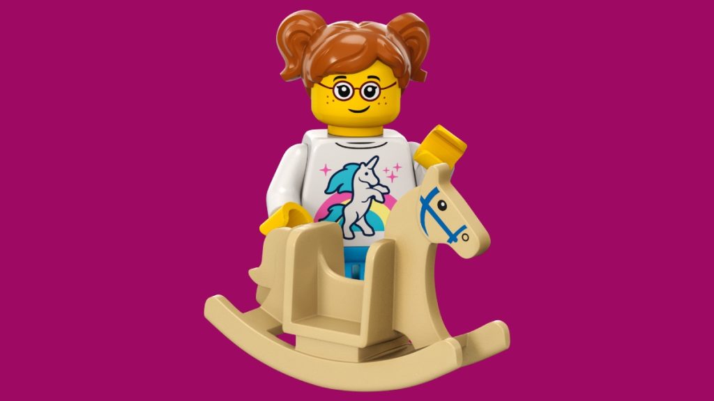 LEGO Collectible Minifigures 71037 Series 24 Rockin Horse Rider background