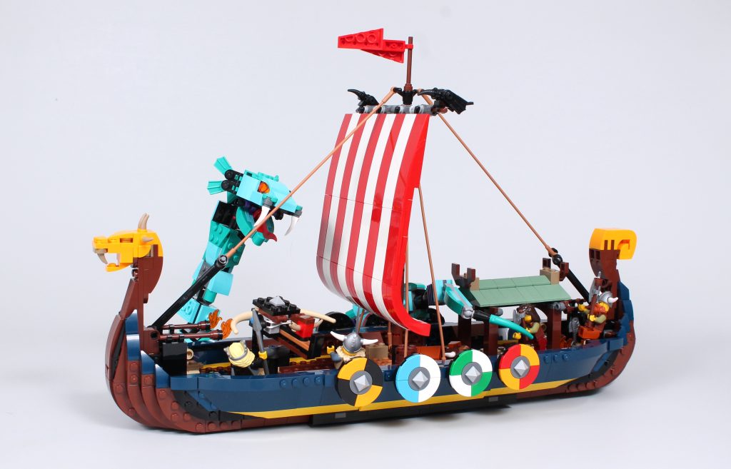 LEGO Creator 3 en 1 31132 Barco vikingo y la serpiente de Midgard reshoot 8