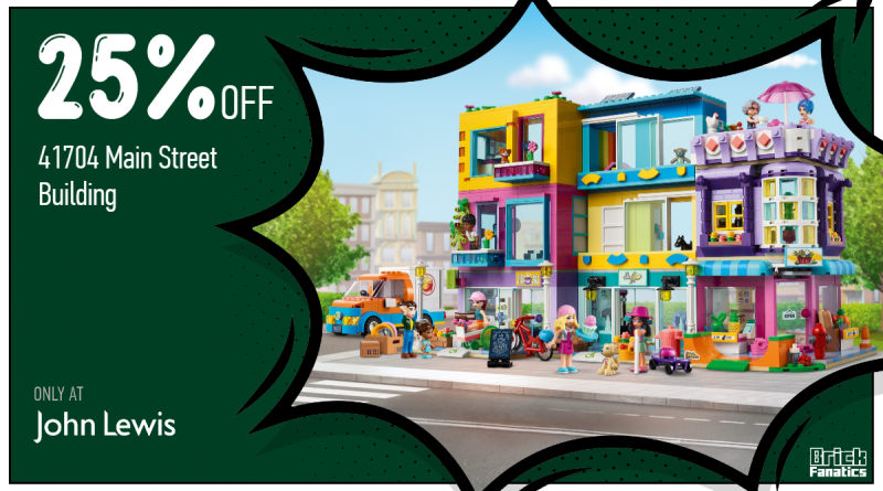 LEGO Friends 41704 Main Street Building 25 off John Lewis Black Friday featured