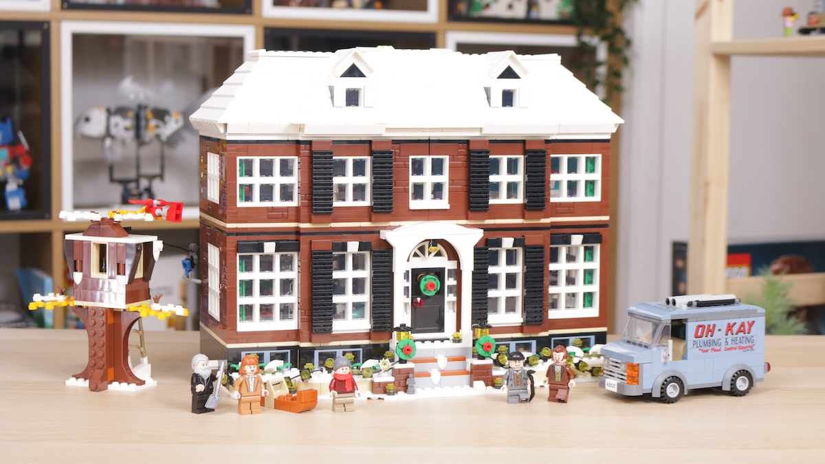 A whimsically delightful Lego version of the Up House. But no Kevin 