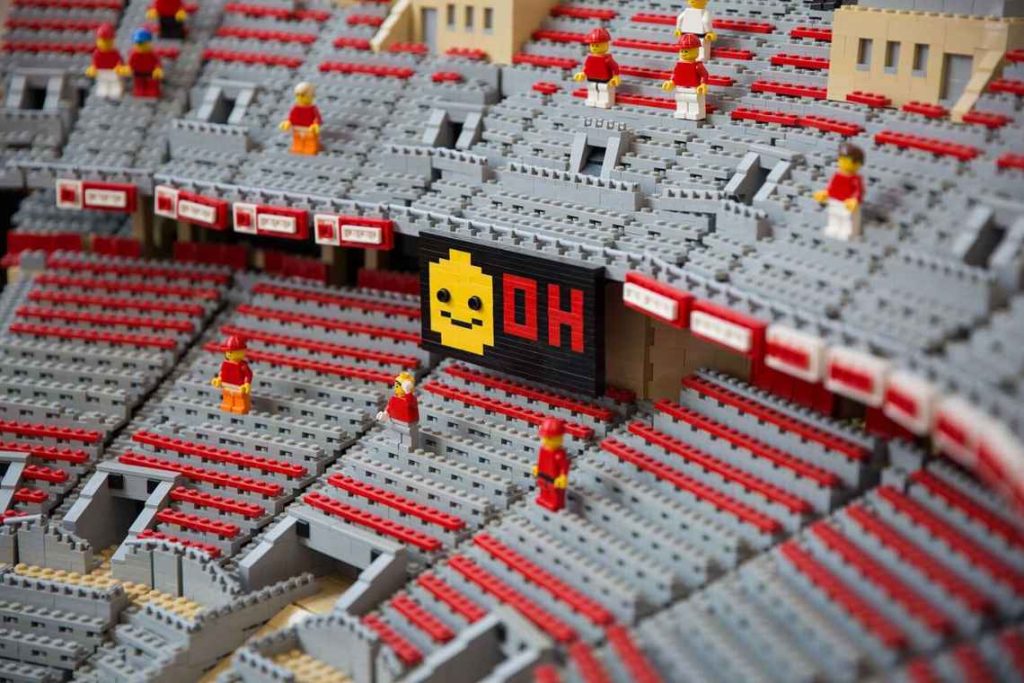 LEGO Minifigures in Ohio State Stadium
