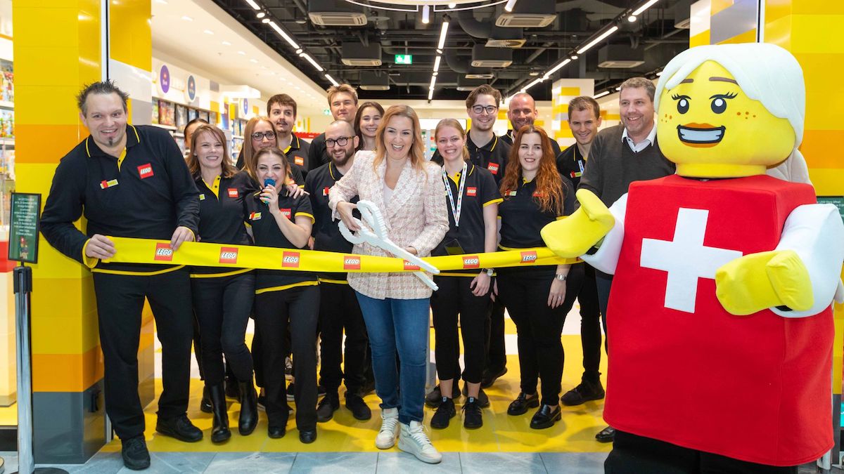 Peek inside Switzerland's first LEGO Store the day it opened