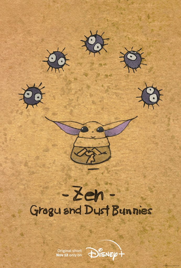 Star Wars Zen – Grogu and Dust Bunnies main image 691x1024