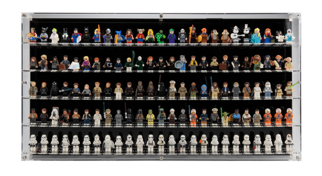 WICKED BRICK 5 row minifigure display case cropped