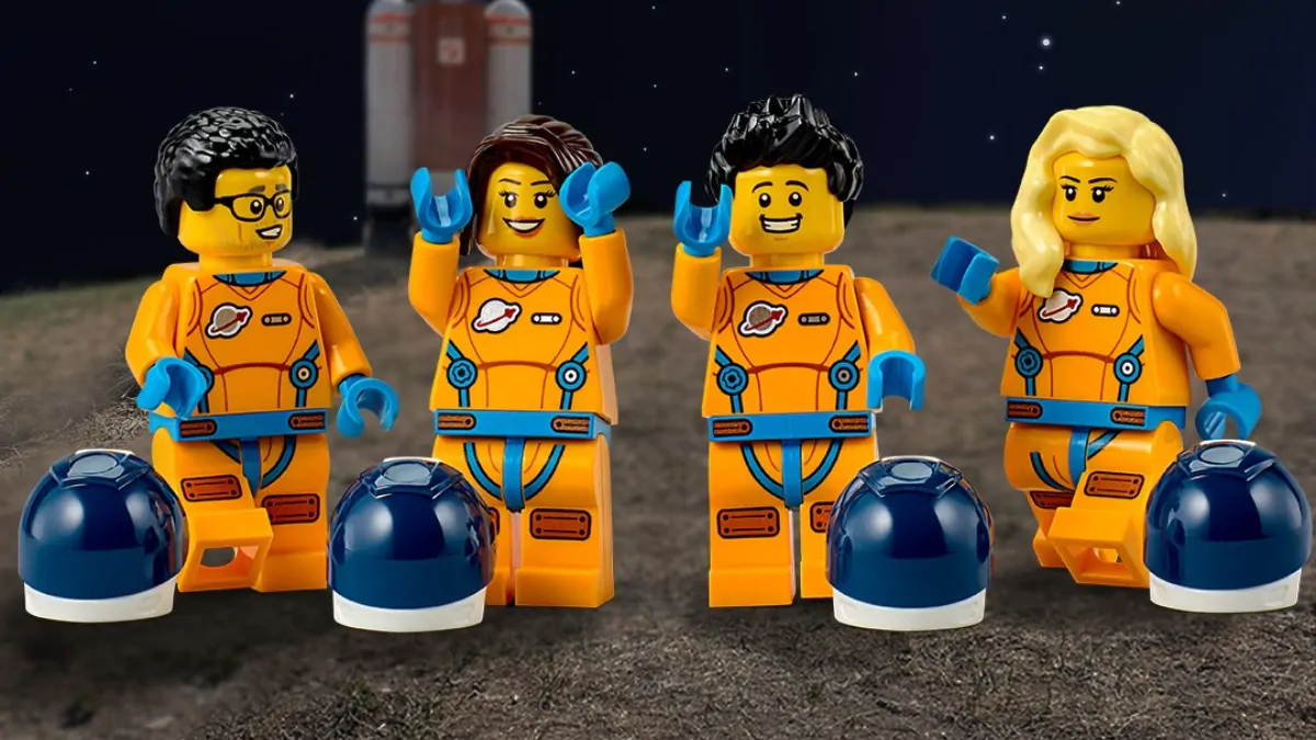 The LEGO Group’s astronauts have finally gone into space