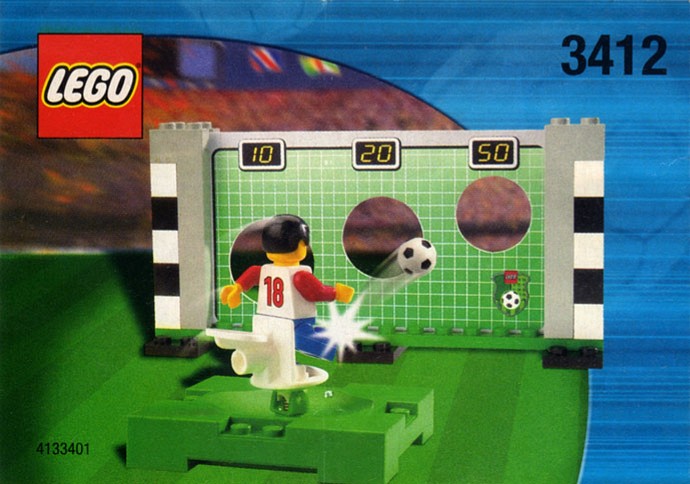  Lego Tiro de punto de fútbol (3412) : Juguetes y Juegos
