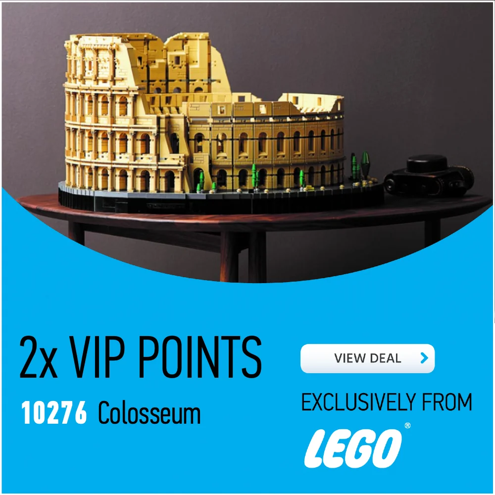 10276 Colosseum LEGO deal card 2x VIP points