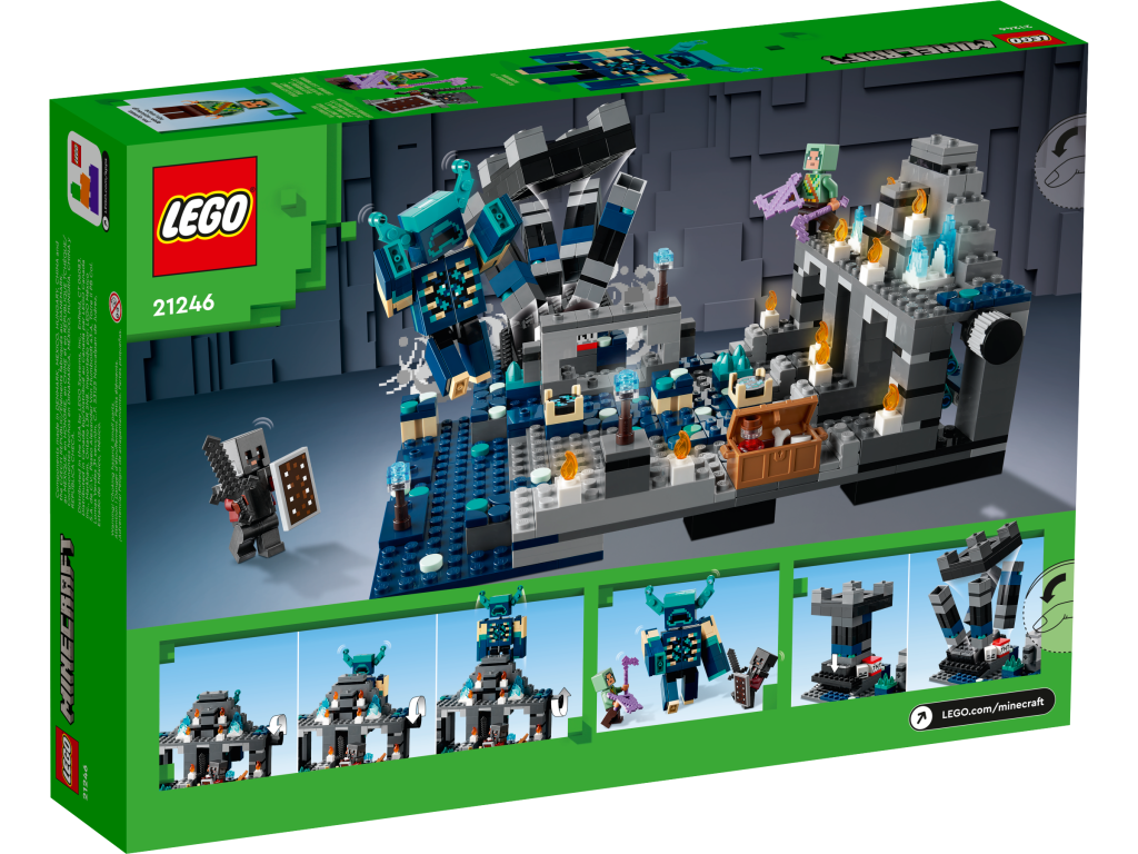 Seven LEGO Minecraft 2023 sets