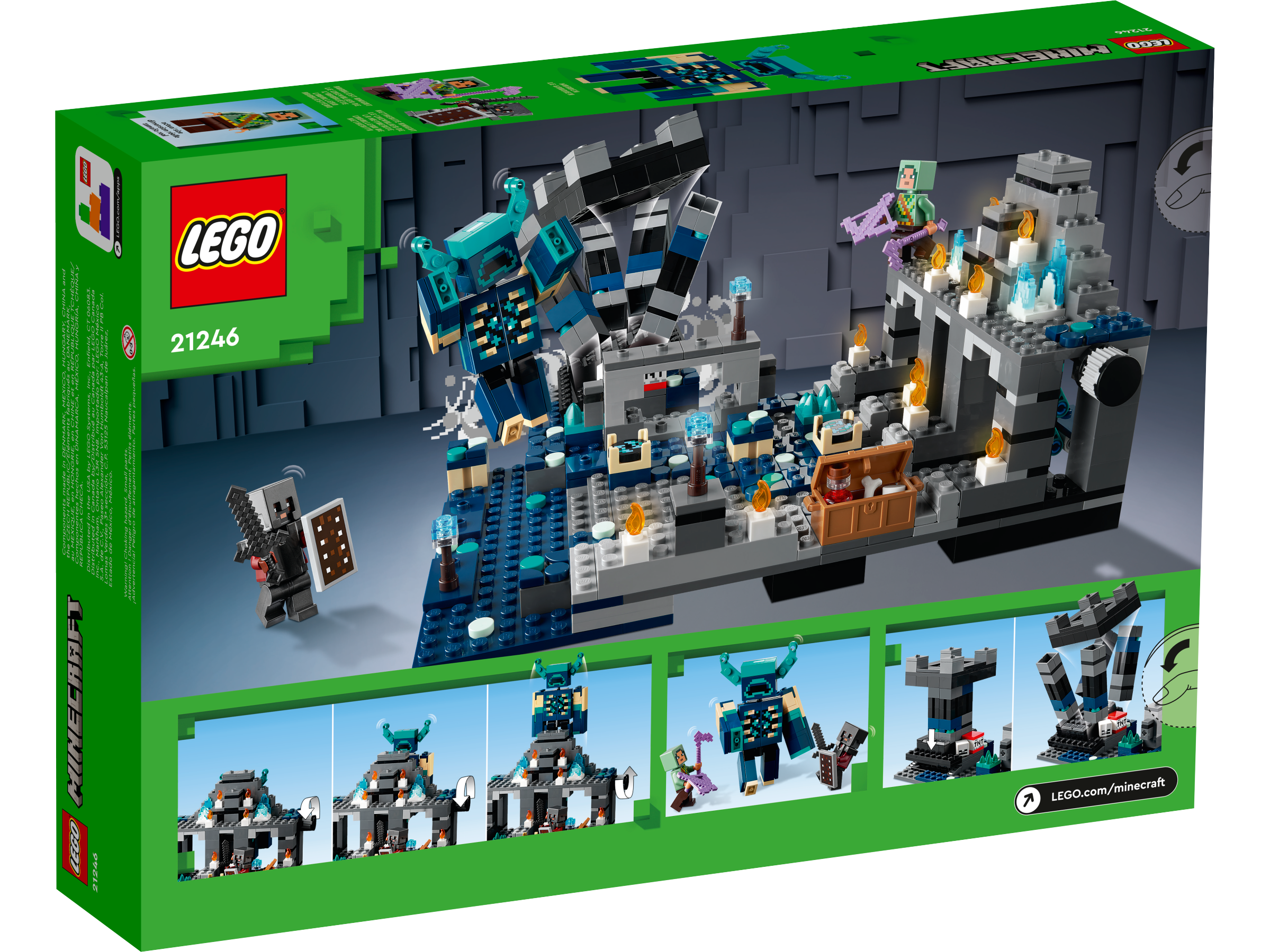 Seven LEGO Minecraft 2023 sets