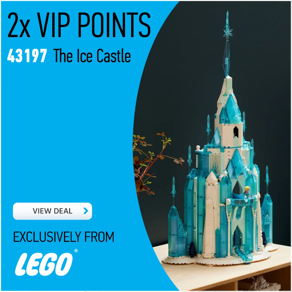 43197 The Ice Castle LEGO deal card 2x VIP points