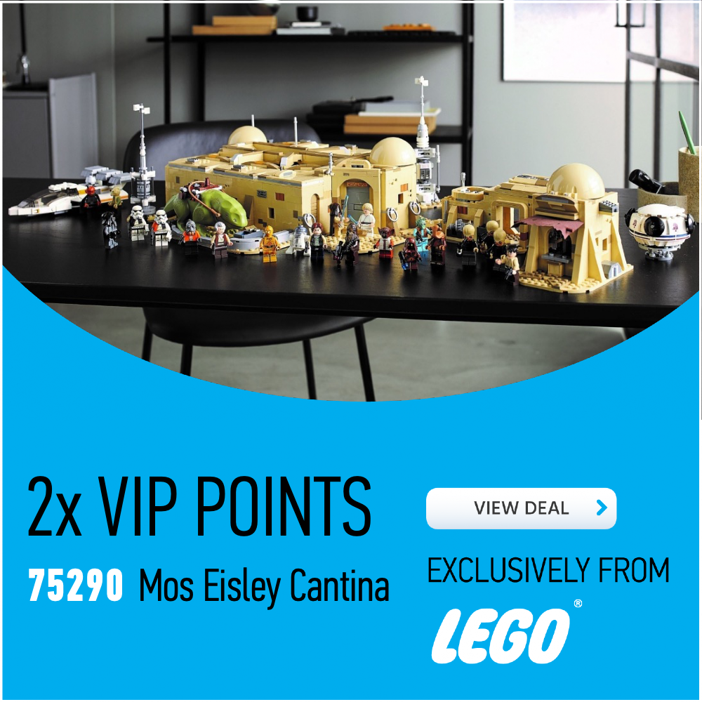 75290 Mos Eisley Cantina LEGO deal card 2x VIP points