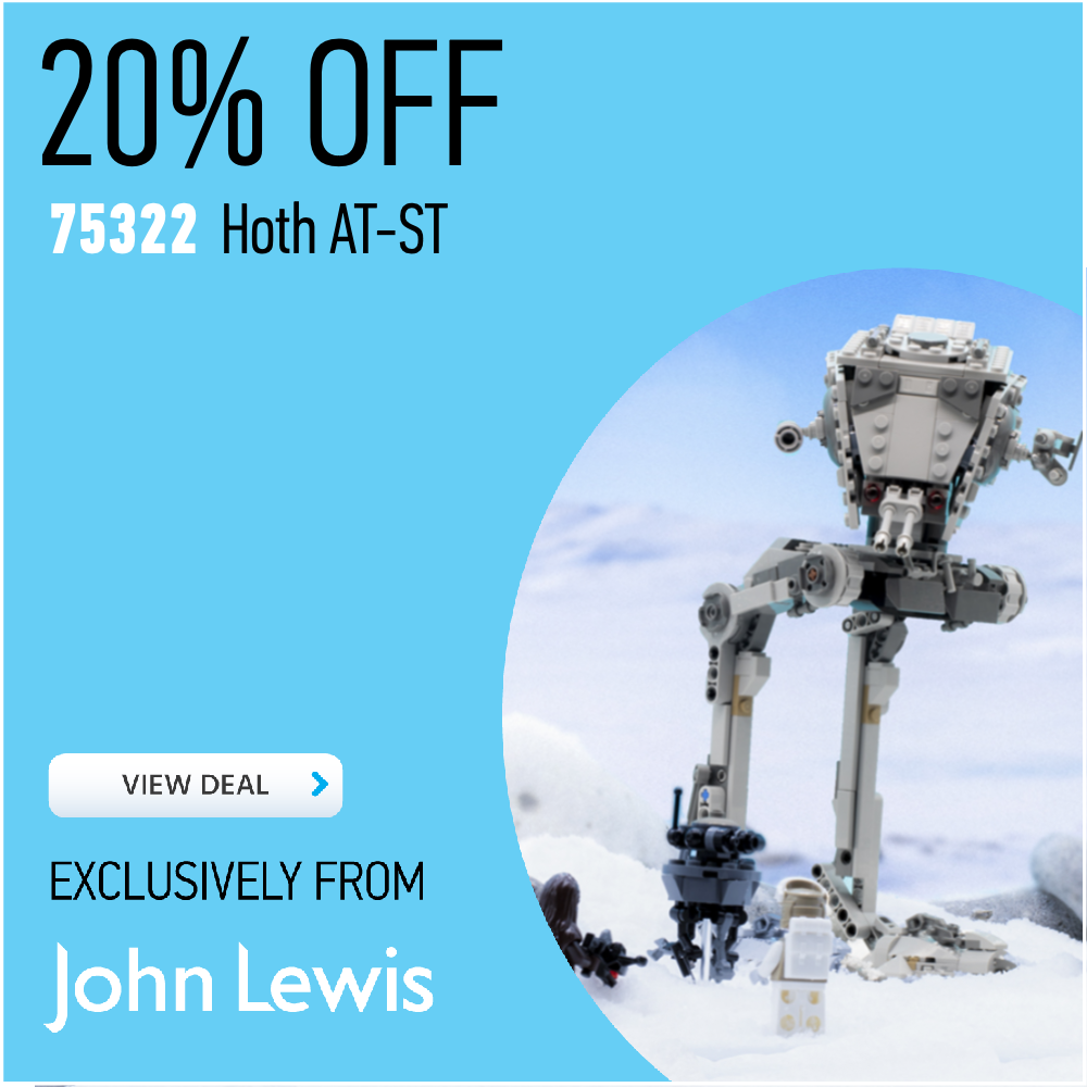 75322 Hoth AT ST John Lewis deal card 20
