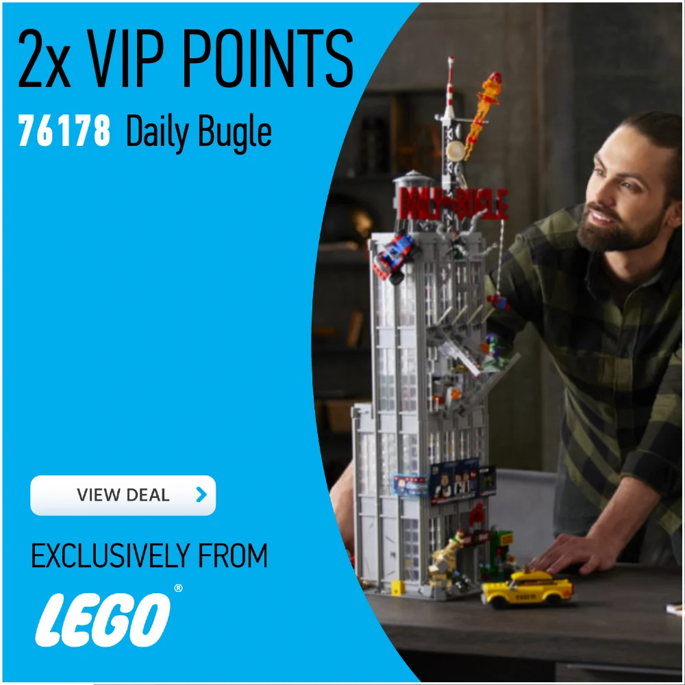 76178 Daily Bugle LEGO deal card 2x VIP points
