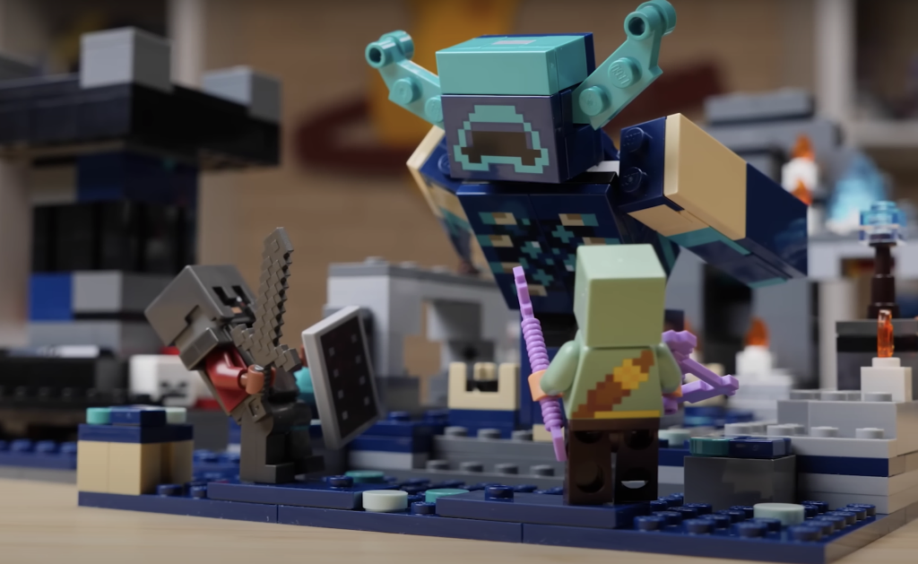 Early look at LEGO Minecraft 21246 The Deep Dark Battle