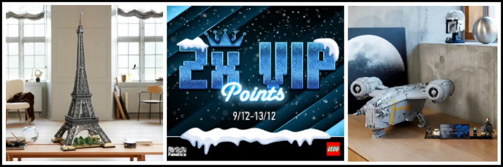 Double LEGO VIP Points banner