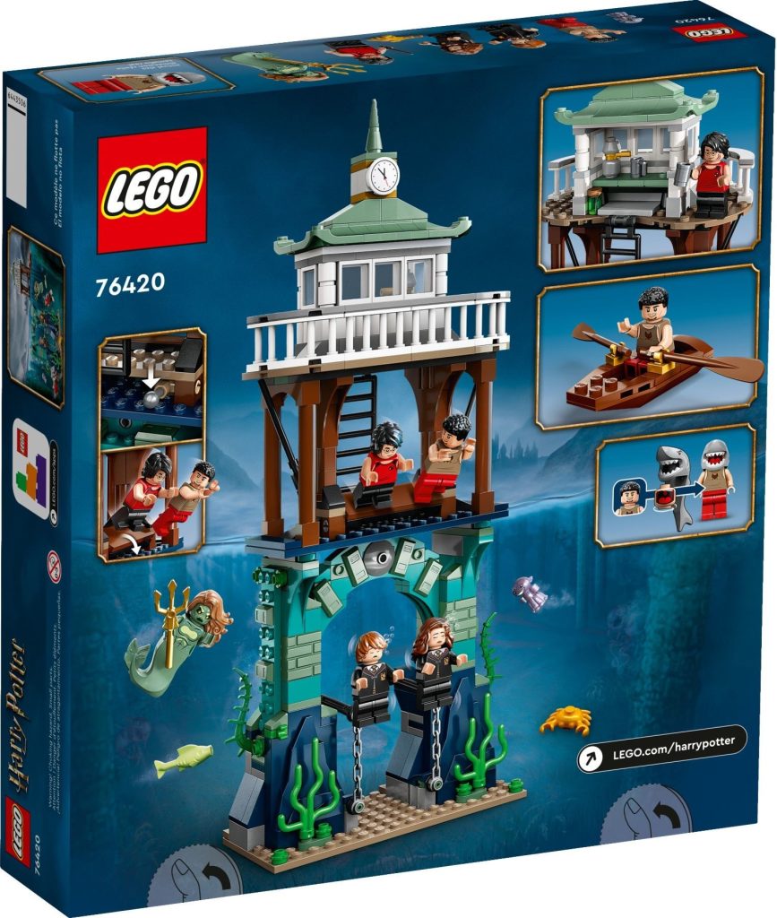 LEGO Harry Potter 76420 Triwizard Tournament The Black Lake Box Rear