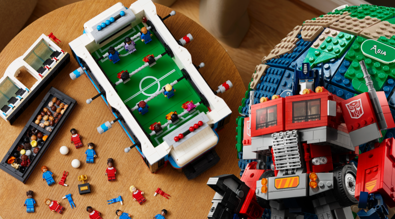 LEGO Ideas 21332 The Globe 21337 Table Football 10302 Optimus Prime featured