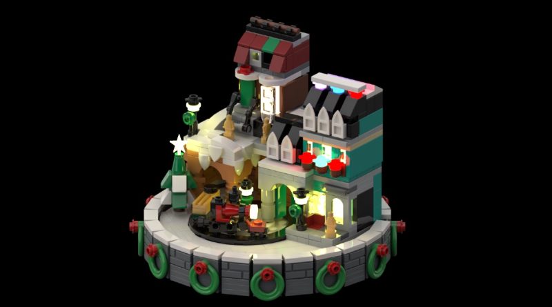 LEGO Ideas Holiday Village w Train Working featured