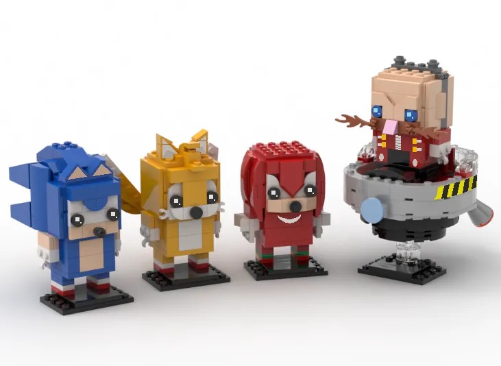 LEGO Ideas Sonic the Hedgehog BrickHeadz project