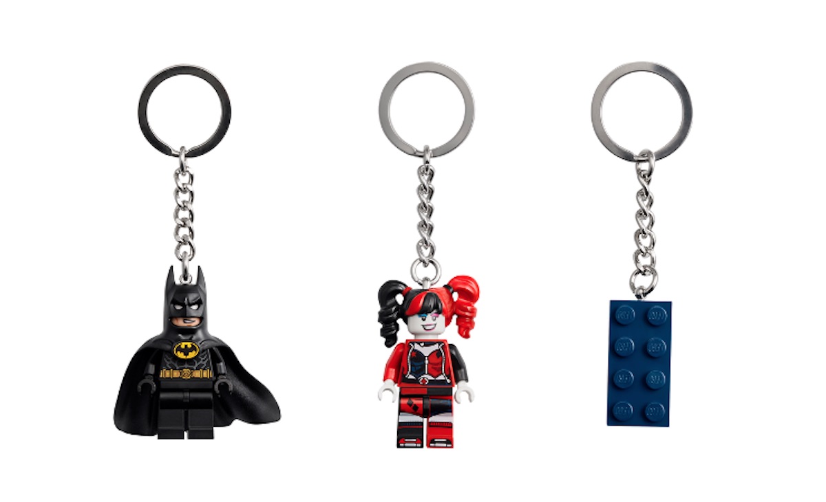 Tre nuovissimi portachiavi LEGO aggiunti al negozio online ufficiale